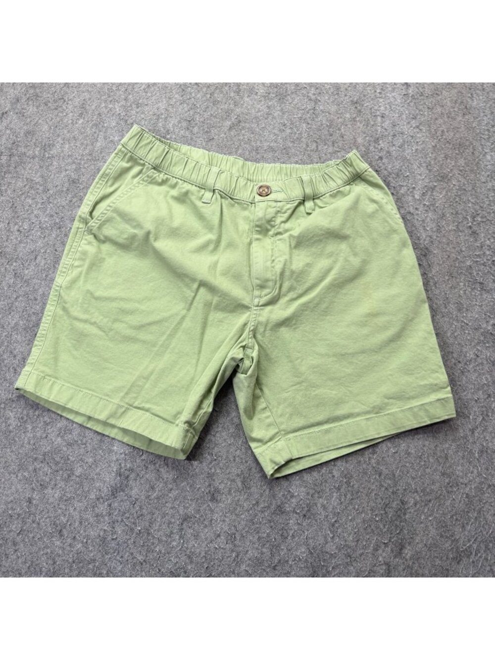Chubbies Staples Shorts Men M Green 7" Elastic Regular Fit Stretch Originals